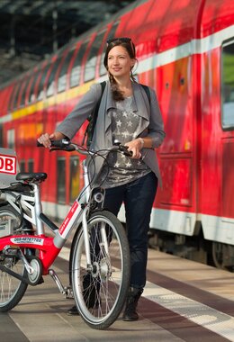 Call a Bike bietet Anschluss zum DB Fernverkehr